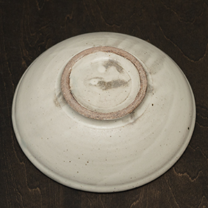 粉引マットしのぎ 玉縁6寸鉢 - 作家もの器 八木橋昇さんの作品 粉引マットしのぎ 玉縁6寸鉢 - 作家もの器 八木橋昇さんの作品